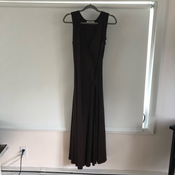 TWEEDS wrap dress (maxi) - Picture 3 of 7